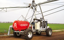 Système d'irrigation à déplacement latéral(Alimentation par fosse)